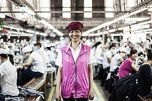 Ando International, a Vietnamese garment firm with 900 workers in Ho Chi Minh City, has improved a lot in labour standards since joining Better Work Vietnam. Source - ILO/Aaron Santos