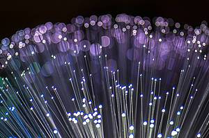 Fiber optic light bokeh. Source - x_tine